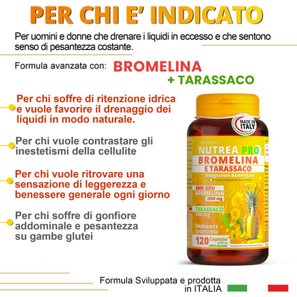 NUTREA PRO® Bromelina Anticellulite 5000 gdu