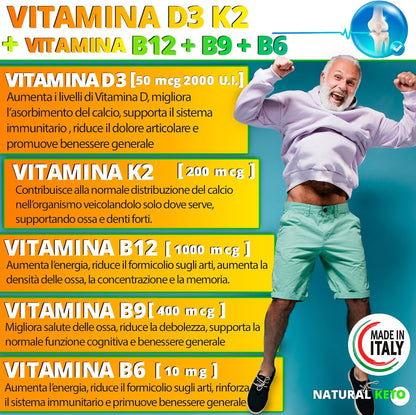 NUTREA PRO® Vitamina D3K2 + B12